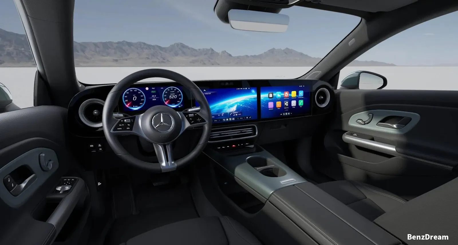 CLA 250+ electric 내장